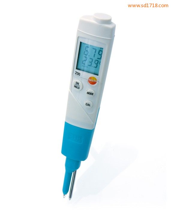 半固體PH測量儀testo 206-pH2